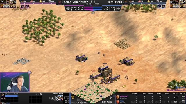 СРАЖАЕМСЯ ЗА ЖИЗНЬ НА ТУРНИРЕ | Винч анализирует свои игры по Age of Empires 2 смотреть онлайн