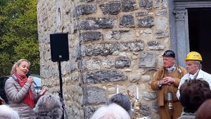 Wendy Kokkelkoren bij de Leender Kapel 1 mei 2017