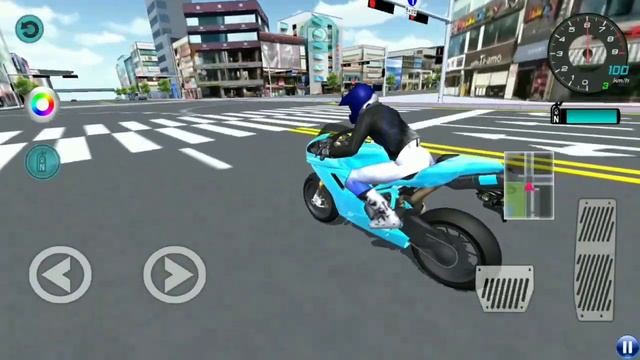 Android Gameplay - 59 - 3D Driving Class Motorbike Rider Games смотреть онлайн