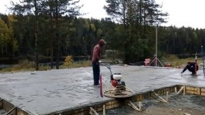 Затирка бетона. Корректировка поверхности. 125 квадратов.