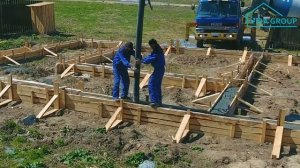 Устройство монолитного ростверка