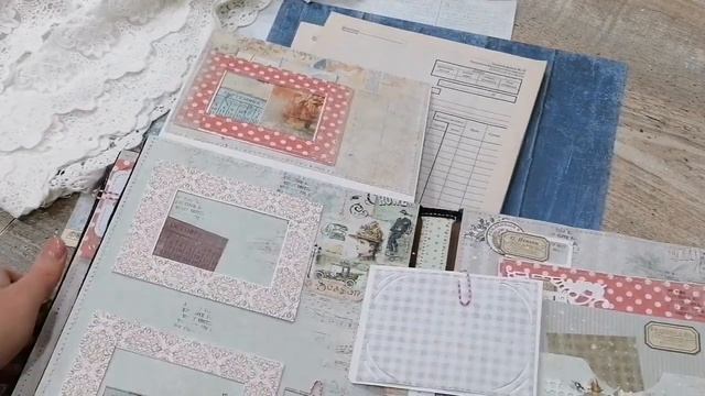 МК Ретро. Обзор альбома, скрапбукинг. смотреть онлайн