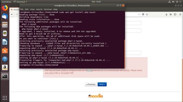 How to solve error in Moodle (ubuntu) - PHP has not been properly configured with MySQLi extension смотреть онлайн