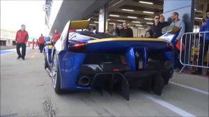 Ferrari XX на треке. Звук двигателя и фото сессия.