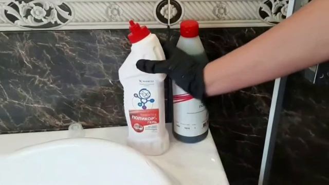 Химитек Поликор-Гель - удаление известкового налета в ванной смотреть онлайн