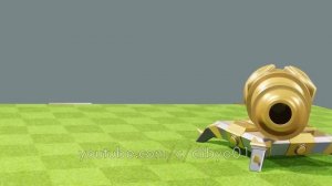 Clash of Clans Cannon 3D Model Art made with Blender 2.8