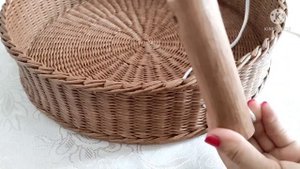 Как сделать деревянные ручки к плетёному подносу. Плетение из бумаги.