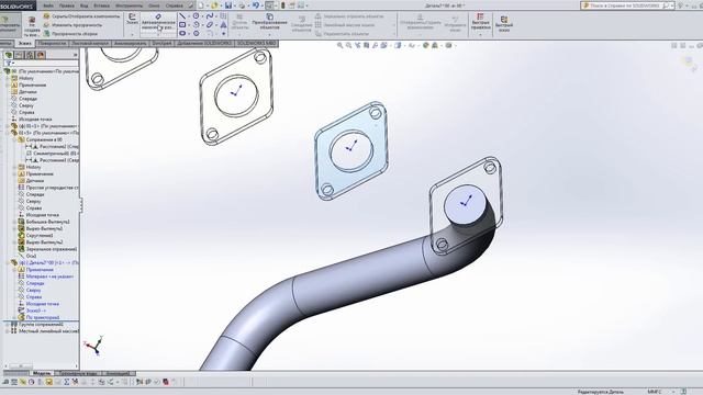 Solidworks. Коллектор