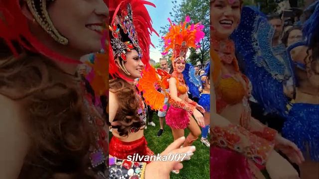 Samba Girl in Red | Amazing Samba Show and Festival in Budapest | Brazilian Dance Club Rio Carnival