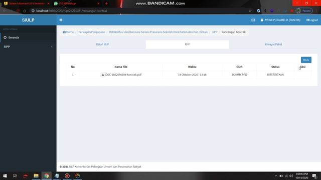 16. SIPBJ Reviu Dokumen Rpp & Upload Dokumen BA (Panitia) смотреть онлайн