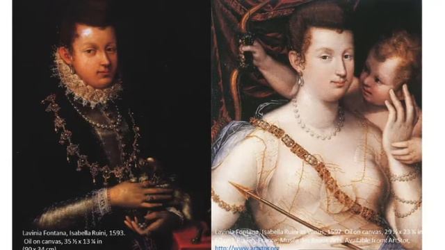 Mujeres Artistas olvidadas, Lavinia Fontana. смотреть онлайн