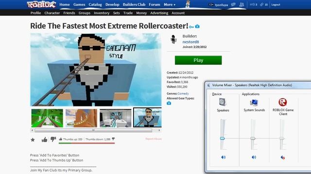ROBLOX Tricks! - How to mute only ROBLOX sounds and Chat Trick! смотреть онлайн