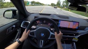 The New 2024 BMW X6 M60i POV Test Drive