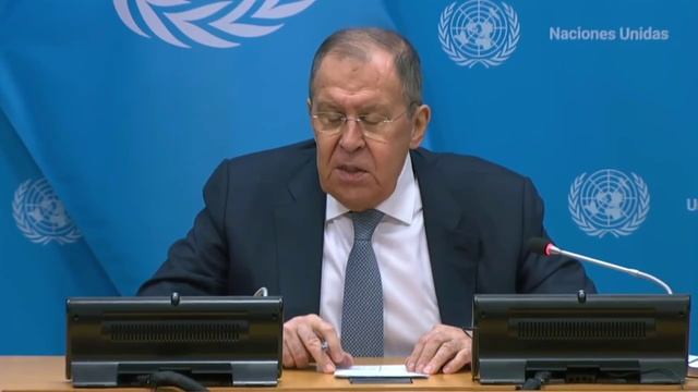 Пресс-конференция С.Лаврова по итогам пребывания в Нью-Йорке, 24 января 2024 года