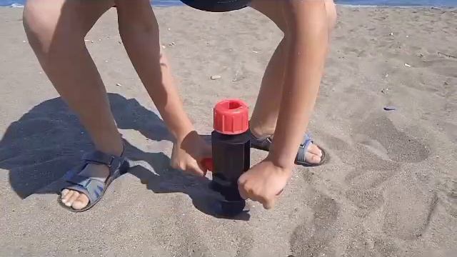 держатель- бур для пляжного зонта
