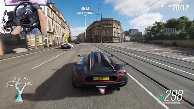 Koenigsegg One:1 - Goliath Race - Forza Horizon 4 | Thrustmaster T300RS gameplay смотреть онлайн