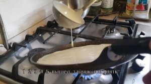 Приготовление блинов блинная сковородка Кукмара