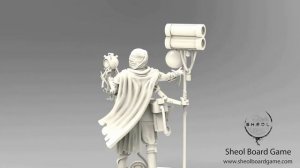 SHEOL BOARD GAME - MINIATURE - The Connector - COMING SOON TO KICKSTARTER