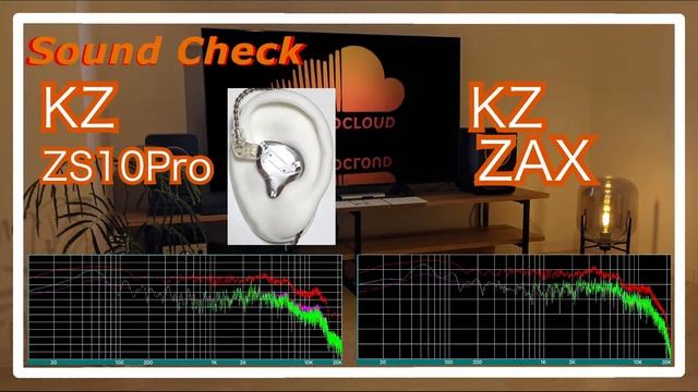 KZ ZS10Pro vs KZ ZAX [IEMs Chinese In-Ear headphones Sound Comparison 中華イヤホン音比較] смотреть онлайн