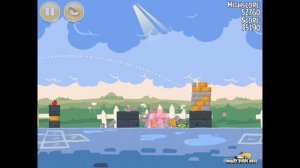 Angry Birds Seasons Back to School 1-5 100% Feather Mighty Eagle Walkthrough