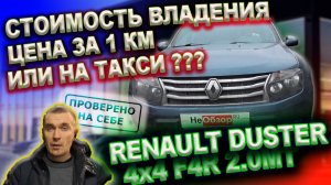 0219 Стоимость владения автомобилем (Renault DUSTER 2015) цена за 1 км, на такси дешевле.mkv