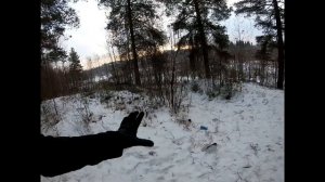 Поход в мороз с летней палаткой