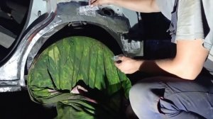 Замена арки заднего крыла часть 4. Смола полиэфирная и стекломат.