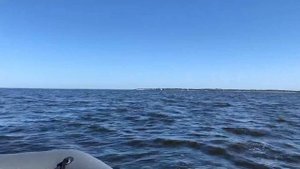 Азимут Эверест 405, прогулка вокруг Кронштадта. Ход против и по волне.