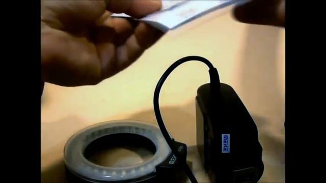 Кольцевая вспышка MEIKE LED Macro Ring Flash FC100