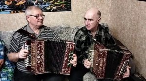 Матаня на любительских гармонях. Николай Фролов, Игорь Шульгин.