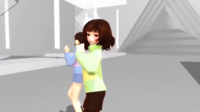 『MMDxUndertale』Good night | Frisk & Chara смотреть онлайн