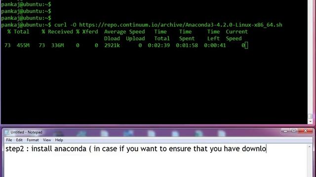 How to install Anaconda on Ubuntu Server ( Anaconda installation using Command line) смотреть онлайн
