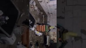 Штукатурка газоблока плиточным клеем.