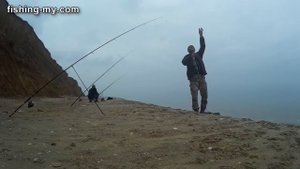 Ловля пеленгаса c берега рыбалка на море 2017