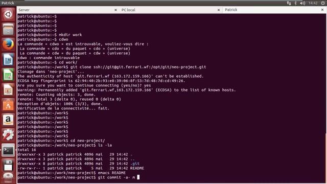 Apprendre Git avancé | Mise en place du serveur смотреть онлайн