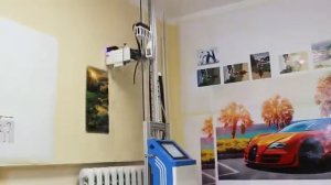 Vertical wall printer Robot, Inkjet printer for wall mural, 3D Вертикальный настенный принтер Робот