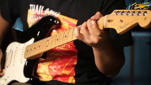 Fender American Standard HSS Black PU Custom Shop Fat50 2012 | Demo смотреть онлайн