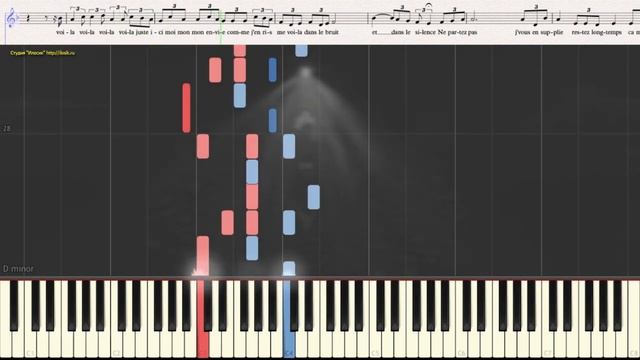 Voilà - Barbara Pravi (Ноты и Видеоурок для фортепиано) (piano cover)