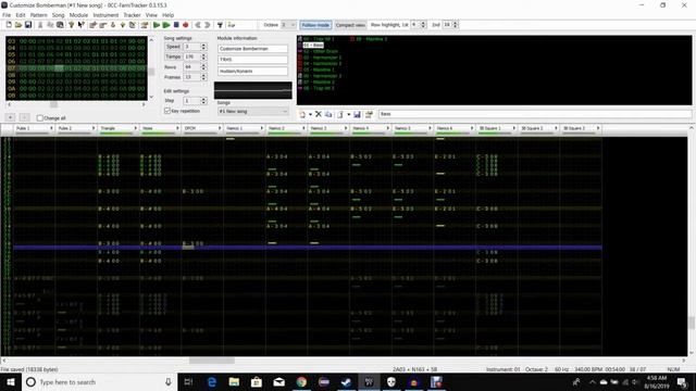 [OLD] Famitracker - Customize Bomberman - Bomberman Ultra - NES Remix in 6-N163 & S5B смотреть онлайн