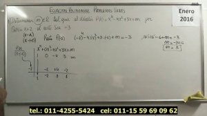 Polinomios 30 IV Ejercicio 01 Ecuaciones Polinomicas