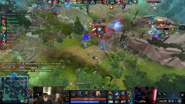 Этот герой бессмертен? Nix и ALOHADANCE смотрят 9 Pandas vs LGD Gaming