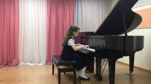 Казаченок Злата, I гр соло, фортепиано, А.Руббах. Воробей, Д.Тюрк. Ариозо