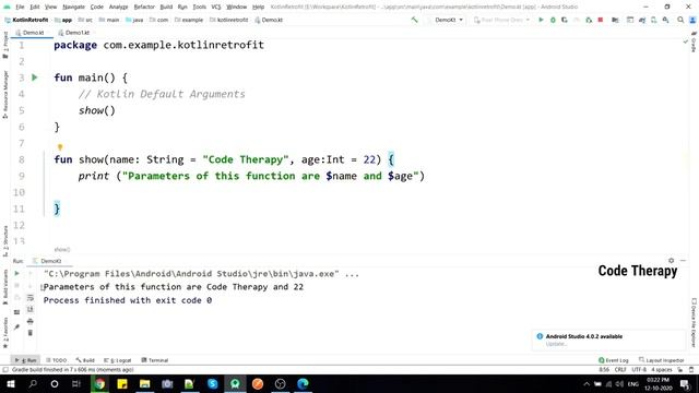 KOTLIN Default Arguments | Named Arguments | Explained for Beginners