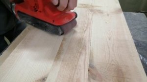 Столешница для станины от швейной машинки из обрезков стропил. Простая столешница своими руками.