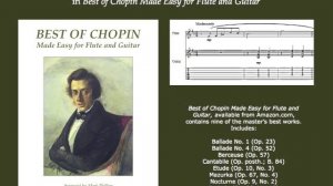 Chopin's "Ballade No. 1" for flute and guitar