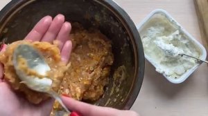 Куриные котлеты с творожным сыром
