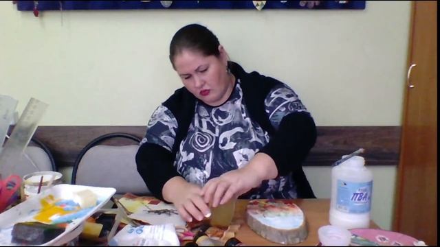 Мамы-онлайн. Мастер – класс «Осеннее панно». Создание панно в технике декупаж. смотреть онлайн