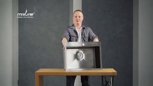 Черная кухонная мойка I раковина для кухни Mixline I Обзор