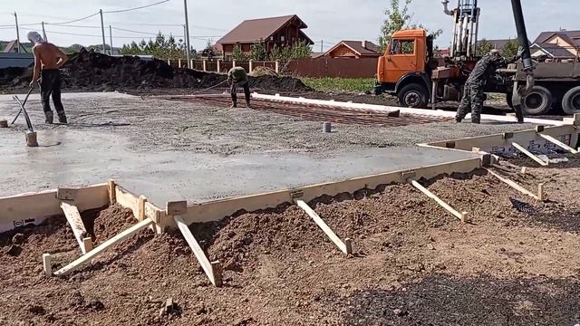 фундамент#полы#плита#стройка #уфа#монолит смотреть онлайн