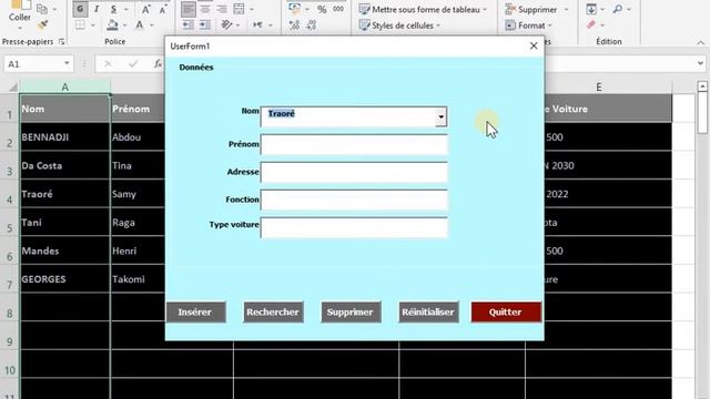 VBA ComboBox Formulaire automatisé/ Codes Importés depuis Feuille/ sans codage_11. www.VbaWriter.ch смотреть онлайн